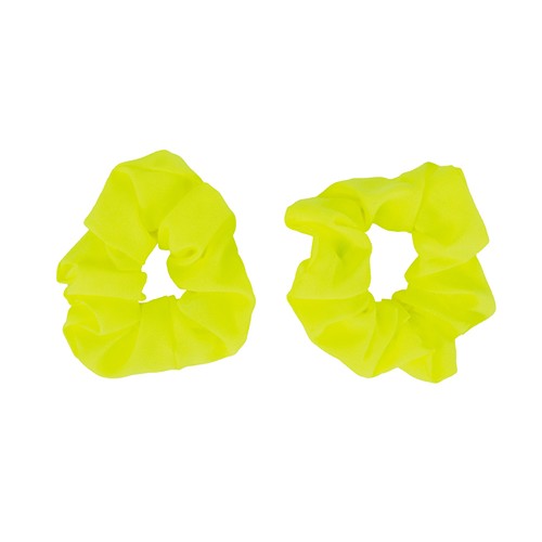 CHOUCHOUS JAUNE FLUO x2