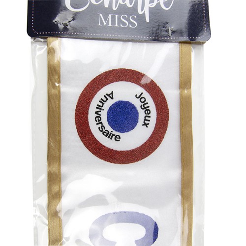 ECHARPE MISS C'EST MON ANNIVERSAIRE thumbnail 4