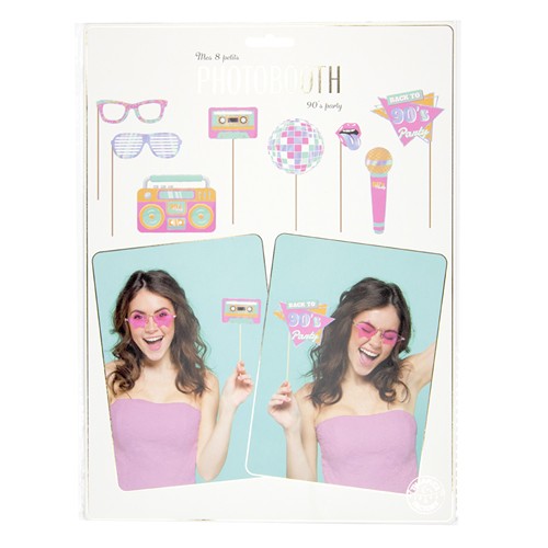 PHOTOBOOTH 90'S PARTY 8PCS thumbnail 9