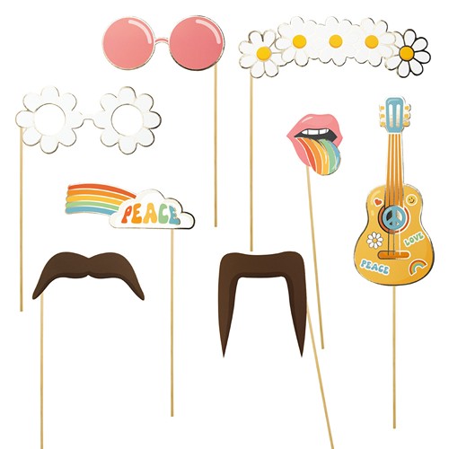 PHOTOBOOTH HIPPY PARTY 8PCS thumbnail 9