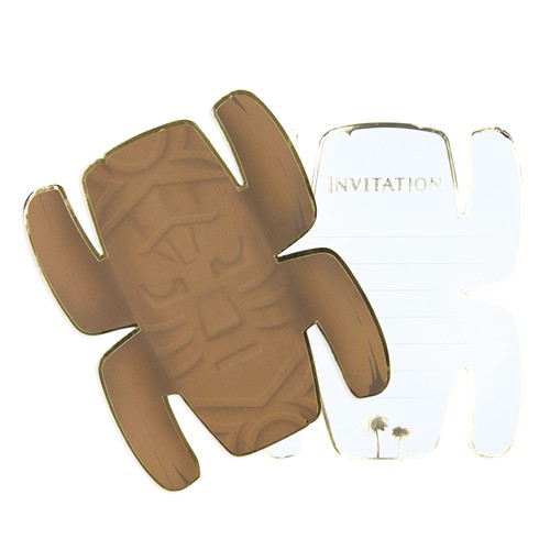 SET DE 8 INVITATIONS TOTEM AVENTURIER thumbnail 4