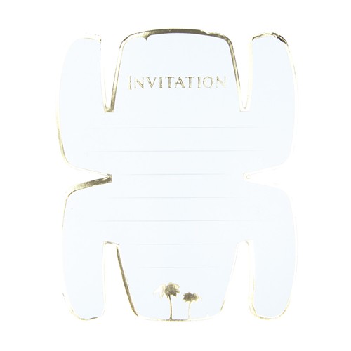 SET DE 8 INVITATIONS TOTEM AVENTURIER