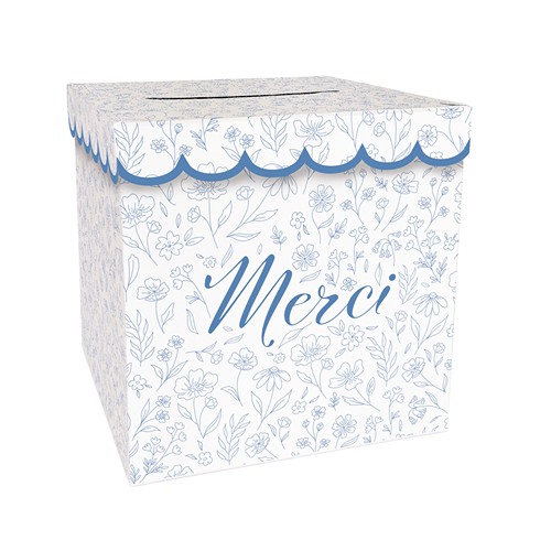 URNE MERCI FLEUR BLEUE thumbnail 5