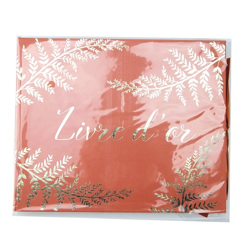 LIVRE D'OR FOUGERE TERRACOTTA thumbnail 4