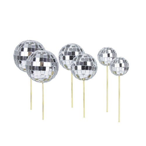 PIC DECO EN BOIS X6 BOULE DISCO