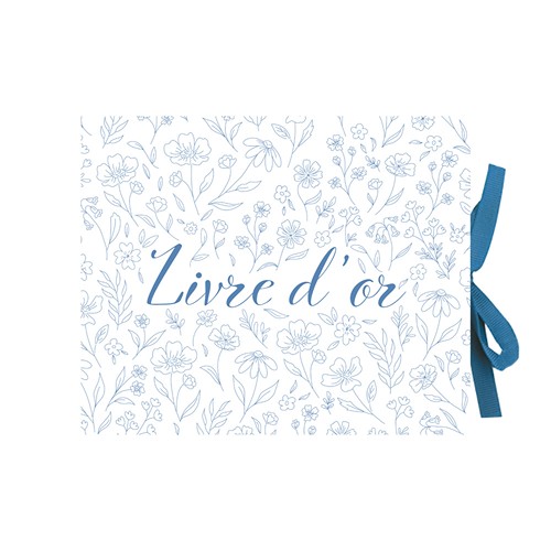 LIVRE D'OR FLEUR BLEUE thumbnail 5