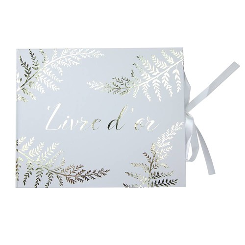 LIVRE D'OR FOUGERE WHITE