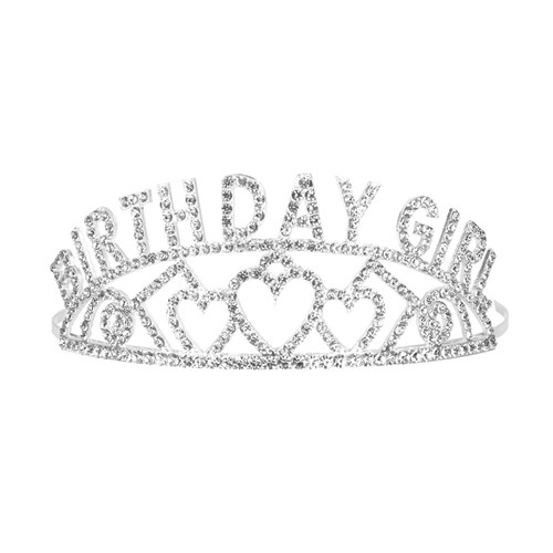 DIADEME BIRTHDAY GIRL COEUR ARGENTE thumbnail 4