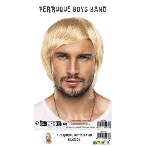 PERRUQUE BOYS BAND BLONDE thumbnail 4