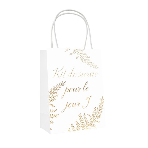 SAC PAPIER SURVIE JOUR J FOUGERE WHITE thumbnail 5