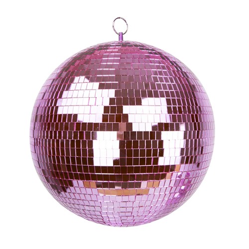 BOULE DISCO VIOLET 30CM