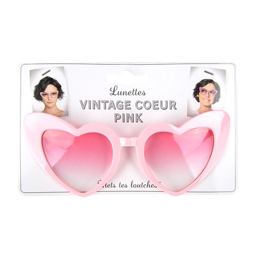 LUNETTES VINTAGE COEUR ROSE thumbnail 5