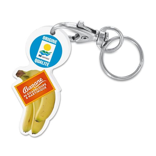 PORTE-CLE MOUSQUETON AVEC JETON PERSONNALISABLE - 5