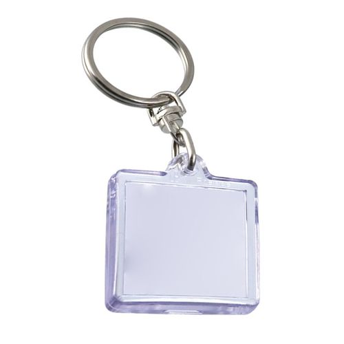 PORTE-CLES TRANSPARENT PORTE-ETIQUETTE - 4