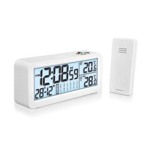 PENDULETTE REVEIL MULTIFONCTIONS AVEC CAPTEUR TEMPERATURE EXTERIEURE - 2