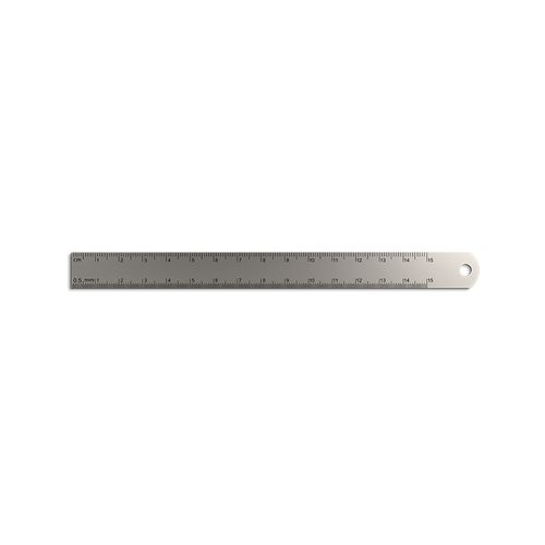 REGLET PRECISION INOX 170x15 mm AVEC TROU DE SUSPENSION - 2
