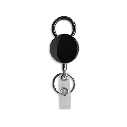 BADGE: PORTE-BADGES RETRACTABLE COQUE EN METAL - 2