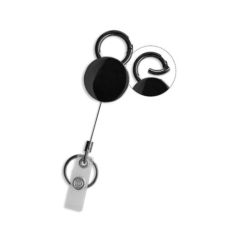 BADGE: PORTE-BADGES RETRACTABLE COQUE EN METAL - 5