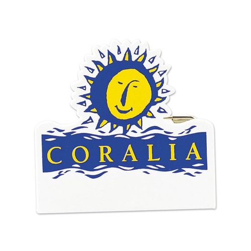 BADGE PLASTIQUE (PS) AVEC AIMANT - 5