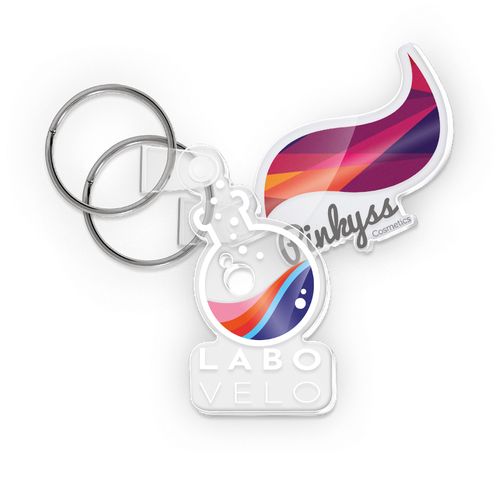 PORTE CLE CREATION PMMA EP 3mm MAXI 20 cm2 - 5