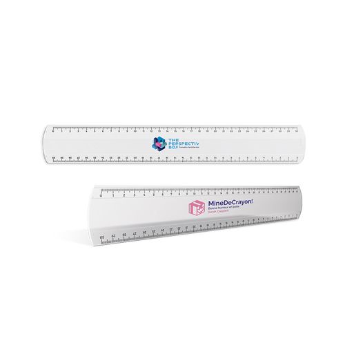 REGLE PLASTIQUE (SAN) TRANSPARENTE 30 cm - 3