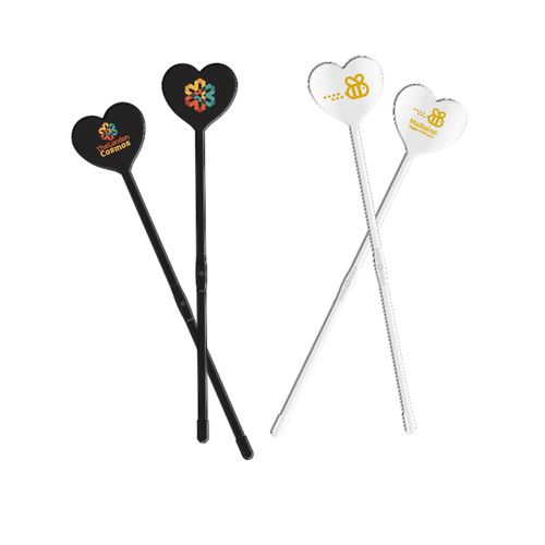 AGITATEUR COCKTAIL COEUR SPATULE 190 mm - 3