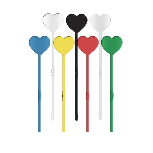 AGITATEUR MELANGEUR&nbsp; A COCKTAIL COEUR SPATULE 190 mm