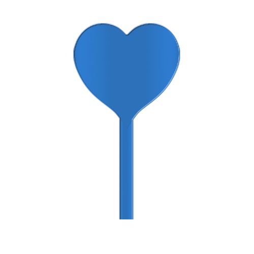 AGITATEUR MELANGEUR&nbsp; A COCKTAIL COEUR SPATULE 190 mm