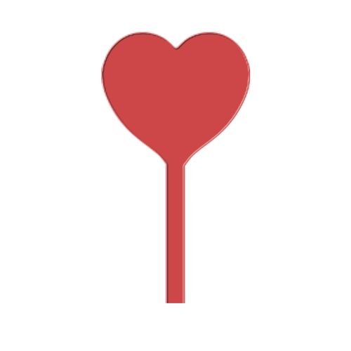 AGITATEUR MELANGEUR&nbsp; A COCKTAIL COEUR SPATULE 190 mm
