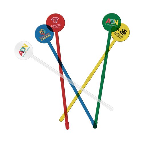 AGITATEUR MELANGEUR&nbsp; A COCKTAIL ROND SPATULE 190 mm