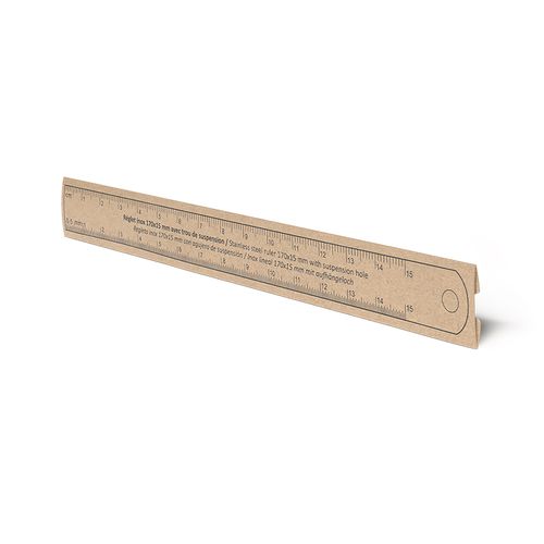 REGLET PRECISION INOX 170x15 mm AVEC TROU DE SUSPENSION