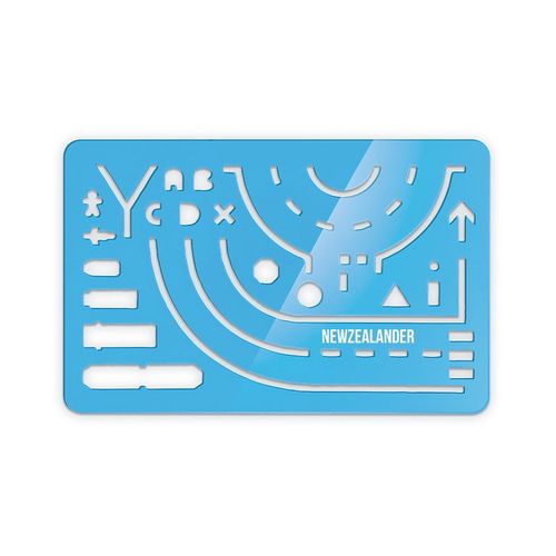 REGLE NORMOGRAPHE 125x80x1,5 mm - ASSISTANT DU CONSTAT AMIABLE - 3