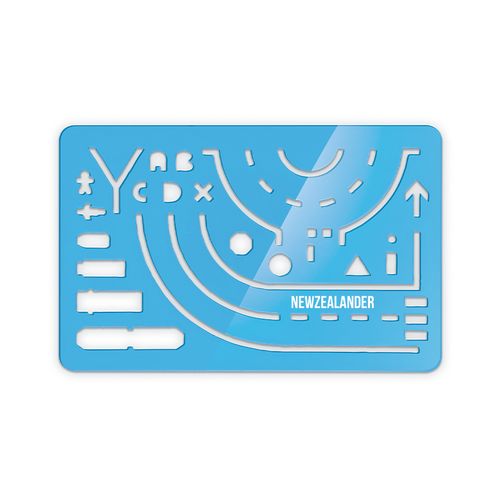SET REGLE NORMOGRAPHE 125x80x1,5 mm - ASSISTANT DU CONSTAT AMIABLE