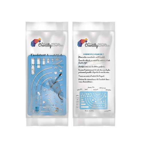 SET REGLE NORMOGRAPHE 125x80x1,5 mm - ASSISTANT DU CONSTAT AMIABLE - 4