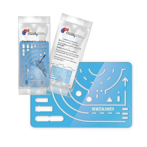 SET REGLE NORMOGRAPHE 125x80x1,5 mm - ASSISTANT DU CONSTAT AMIABLE - 5
