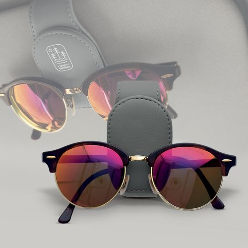 SUPPORT LUNETTE POUR PARE-SOLEIL DE VOITURE - 6