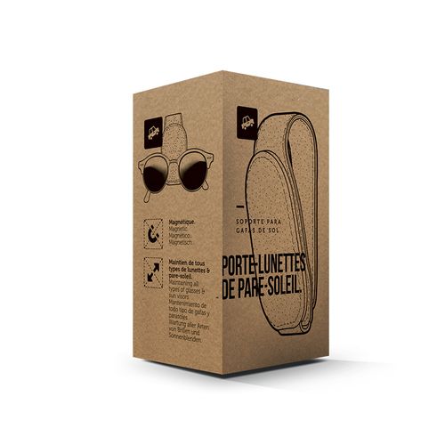 SUPPORT LUNETTE POUR PARE-SOLEIL DE VOITURE