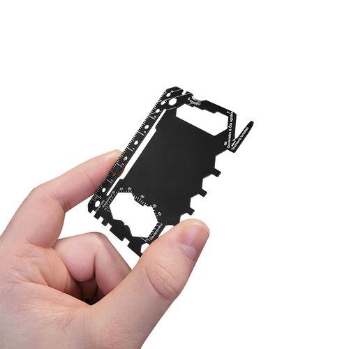 CARTE OUTIL MULTIFONCTION EN ACIER INOXYDABLE - 5