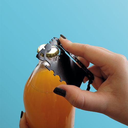 CARTE OUTIL MULTIFONCTION EN ACIER INOXYDABLE - 8