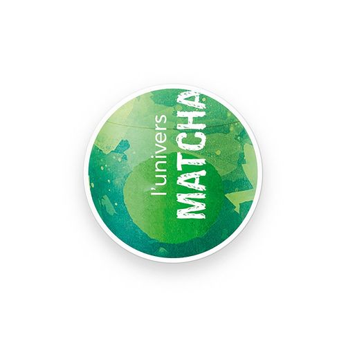 BADGE PLASTIQUE (PS) ROND Ø55 mm AVEC PINCE EPINGLE - 3