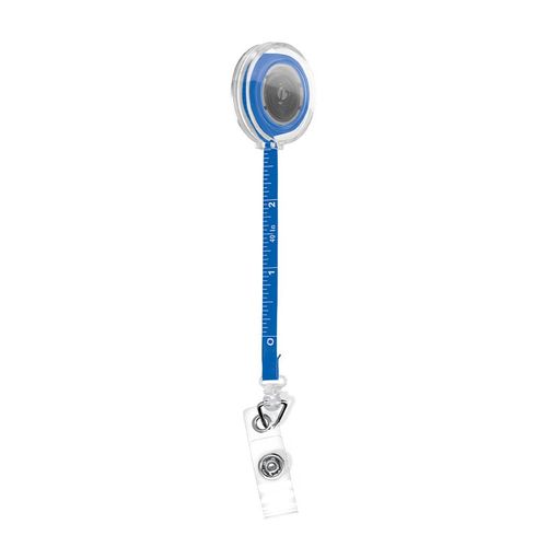 BADGE : PORTE-BADGES RETRACTABLE AVEC METRE RUBAN SOUPLE 1 m