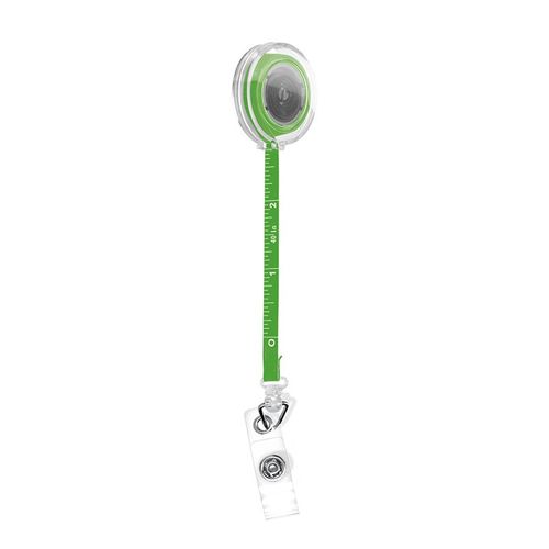 BADGE : PORTE-BADGES RETRACTABLE AVEC METRE RUBAN SOUPLE 1 m