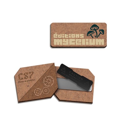 BADGE SUR-MESURE MDF EP 3 mm AVEC AIMANT MAXI 20 cm2 - 3