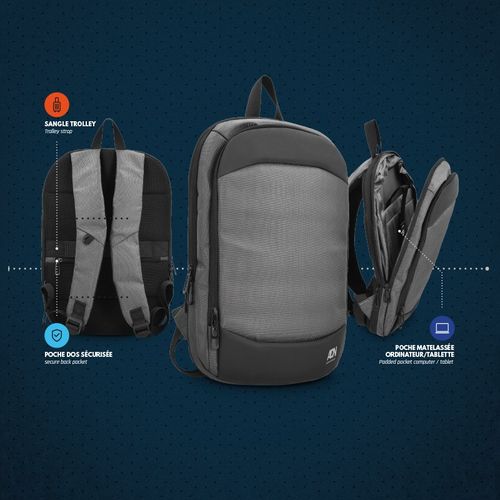 SAC A DOS BUSINESS EPAISSEUR AJUSTABLE - 5