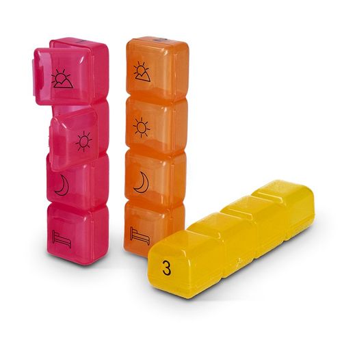 PILULIER HEBDOMADAIRE AVEC ETUI SIMILI CUIR - 4