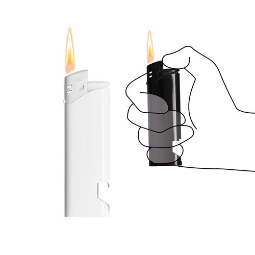 BRIQUET PIEZO AVEC DECAPSULEUR