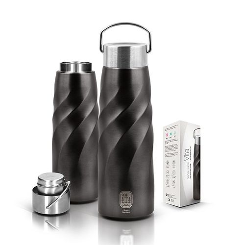 BOUTEILLE GOURDE ISOTHERME DOUBLE-PAROI INOX 50 cl - VITA - 1