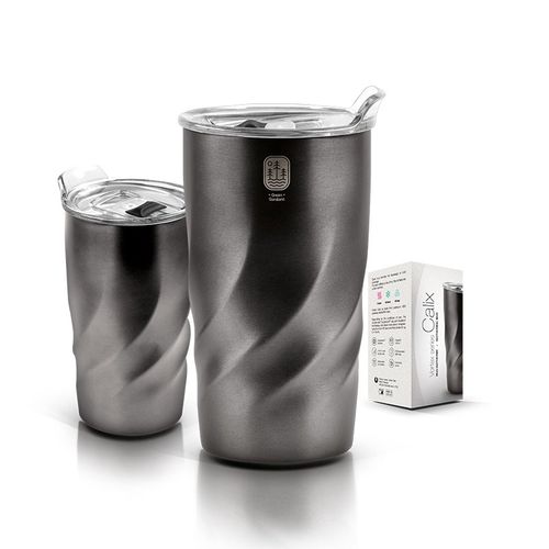 MUG ISOTHERME DOUBLE-PAROI INOX 40 cl - CALIX - 1