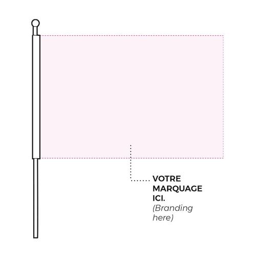 MINI DRAPEAU DE SUPPORTER - 5