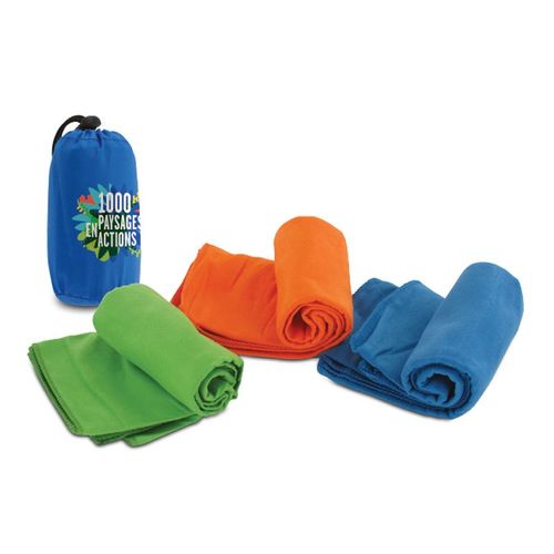 SERVIETTE EN MICROFIBRE AVEC SON POCHON - 2